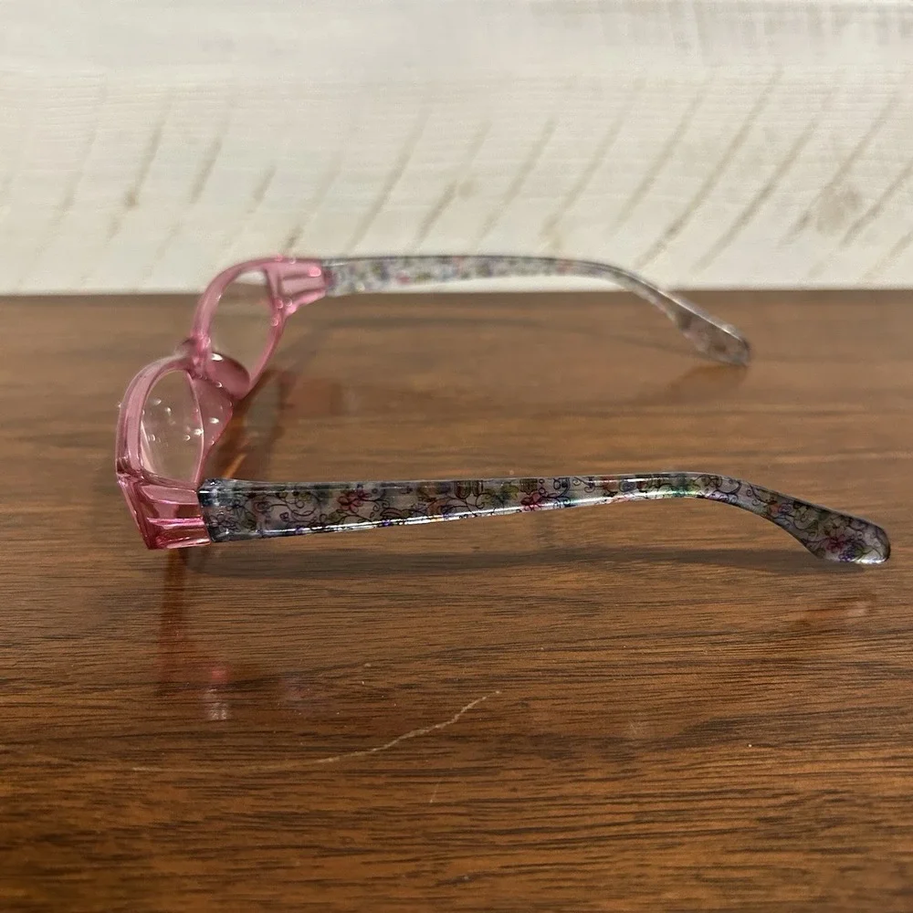 Foster Grant Eyeglass Frame NS0712 Floral Pink 52/15-134‎